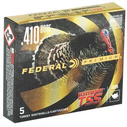 Federal PTSS419F7 Premium Turkey Heavyweight TSS 410 Gauge 3 1316 oz Tungsten 7 Shot 5 Per Box