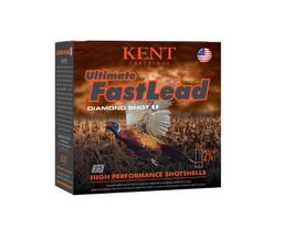 Kent Cartridge K122UFL424 Ultimate Fast Lead 12 Gauge 2.75 1 12 oz 4 Shot 25 Per Box