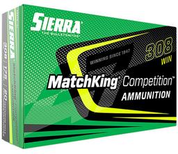 Sierra A227501 MatchKing Competition 308 Win 175 gr Sierra MatchKing BTHP SMBTHP 20 Bx