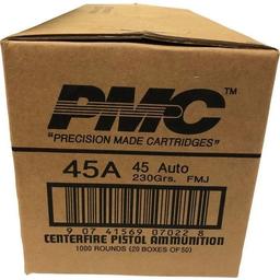 PMC Bronze .45 ACP Handgun Ammo - 230 Grain | FMJ