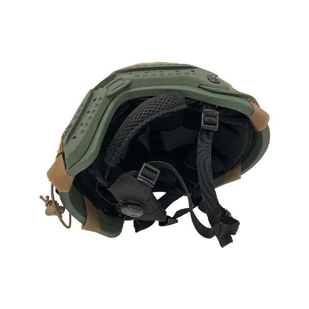 Guard Dog Tactical Level IIIa Ballistic Helmet - Universal Fit | 3.5 Lbs/Per | Green | Multicam