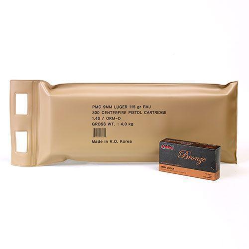 PMC Bronze Battle Pack 9mm Luger Handgun Ammo - 115 Grain | FMJ