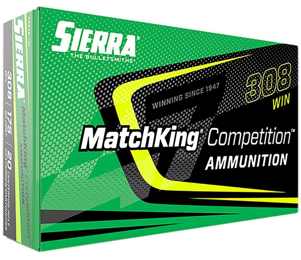 Sierra A227501 MatchKing Competition 308 Win 175 gr Sierra MatchKing BTHP SMBTHP 20 Bx