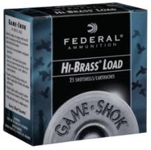 Federal H2045 GameShok High Brass 20 Gauge 2.75 1 oz 1220 fps 5 Shot 25 Bx