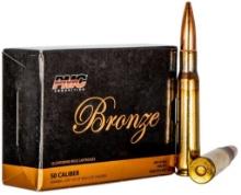 PMC 50A Bronze Target 50 BMG 660 gr Full Metal Jacket BoatTail FMJBT 10 Per Box