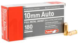 Aguila 1E102110 Target Range Handgun 10mm Auto 180 gr Full Metal Jacket FMJ 50 Per Box