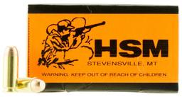 HSM 10MM2N Training Target 10mm Auto 180 gr Full Metal Jacket FMJ 50 Per Box