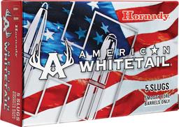 Hornady 86234 American Whitetail Hunting 12 Gauge 2.75 1 oz Rifled Slug Shot 5 Per Box