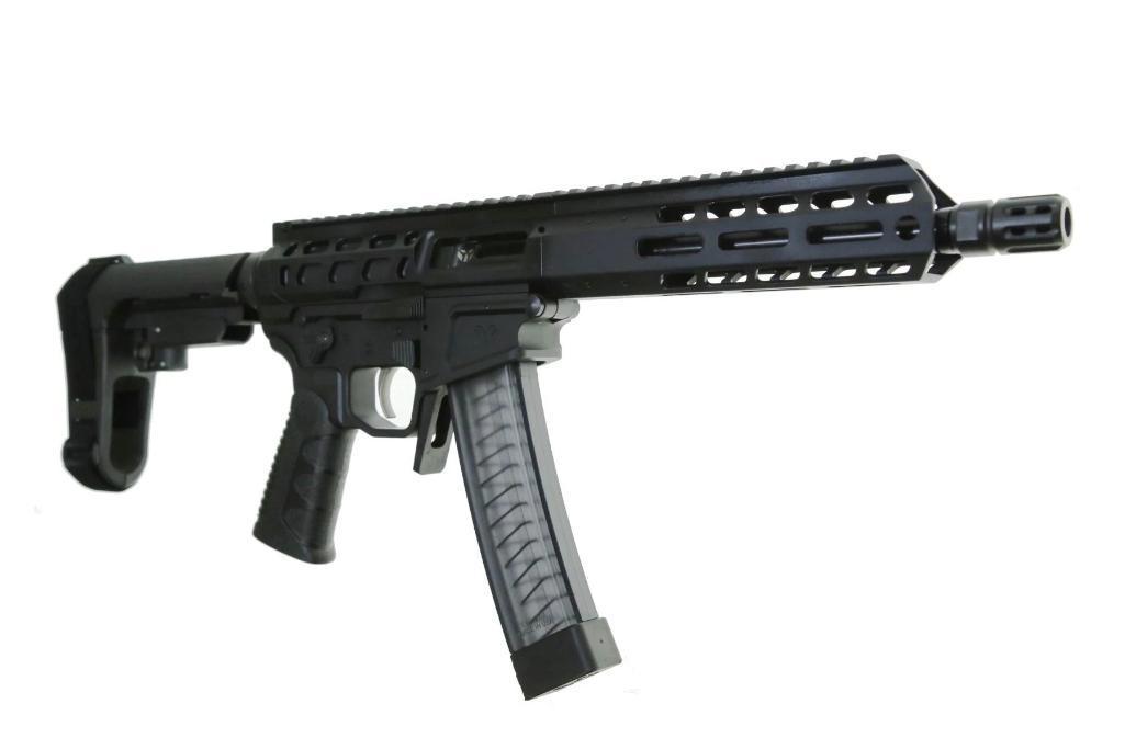 Wraithworks WARSCORP9 Side-charging AR Pistol - Black | 9mm | 8.5" Barrel | 7" M-LOK Rail | SBA3