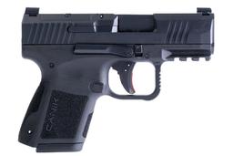 CANIK METE MC9 Pistol - Black | 9mm | 3.18" Barrel | 2 - 10rd Mag | Optic Ready w/ Co-Witness Sights