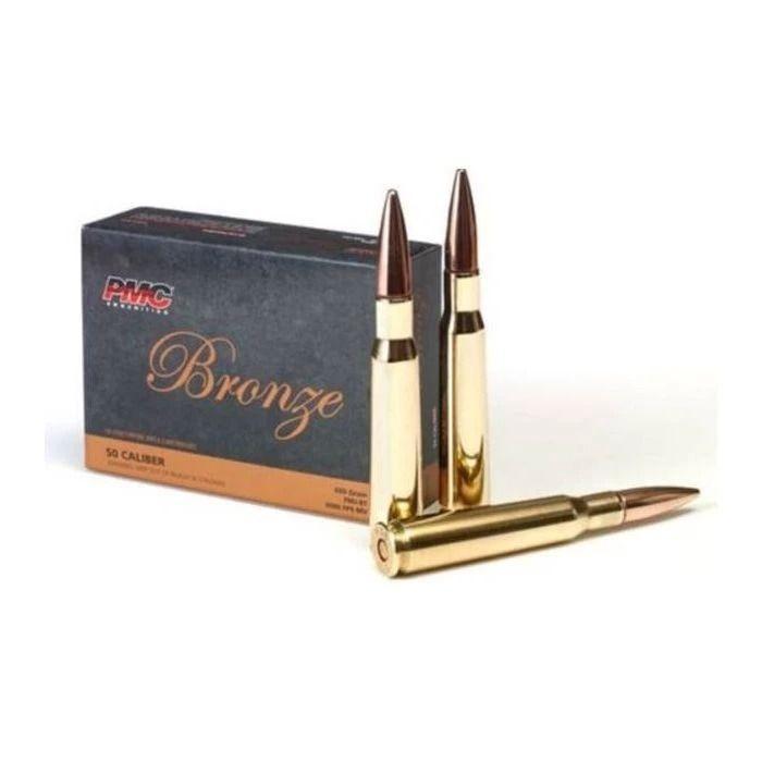 PMC Bronze .50 BMG Rifle Ammo - 660 Grain | FMJ-BT