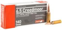 Aguila 1E650110 Target Range Rifle 6.5 Creedmoor 140 gr Full Metal Jacket BoatTail FMJBT 20 Per Box