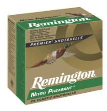 Remington Ammunition 28636 Nitro Pheasant 12 Gauge 2.75 1 38 oz 6 Shot 25 Per Box