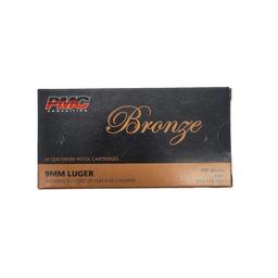 PMC Bronze 9mm Luger Handgun Ammo - 147 Grain | FMJ