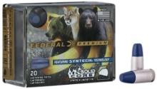 Federal P9SHC1 Premium Hunting 9mm Luger P 147 gr Solid Core Synthetic Flat Nose 20 Per Box