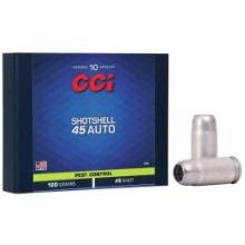 CCI 3745 Pest Control Shotshell 45 ACP 120 gr 1100 fps Shotshell 9 Shot 10 Bx