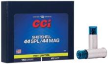 CCI 3744 Pest Control Shotshell 44 SW Spl 140 gr 1000 fps Shotshell 9 Shot 10 Bx