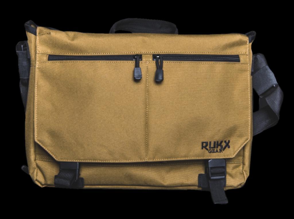 Rukx Gear ATICTBBT Discrete Carry Business Bag Tan Shoulder