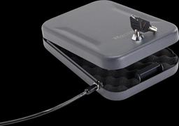 Hornady 95200 Standard Lock Box Large Key Entry Black Steel Holds 1 Handgun 9.50 L x 6.50 W x 1.75 D