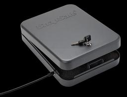 SnapSafe 75220 Lock Box 2XL Key Entry Black Steel 11.50 L x 8.50 W x 2.50 D