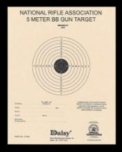 Daisy 408 NRA 5Meter Target Air Rifle Bullseye Hanging Paper 5 Meters Air Rifle BlackWhite 50 Per