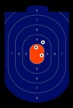 Birchwood Casey 35714 Dirty Bird Silhouette Target Silhouette Tagboard Target 12 x 18 100 Per Pkg