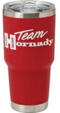 Hornady 99134 Team Hornady Tumbler Red Stainless Steel 30 oz