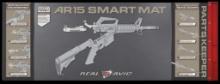 Real Avid AVAR15SM AR15 Smart Mat BlackRed 43 x 16 AR15 Diagram Illustration