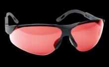 Walkers GWPXSGLVER Sport Glasses Elite Adult Vermilion Lens Polycarbonate Black Frame