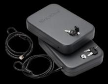 SnapSafe 75201 Lock Box Large Key Entry Black Steel 9.50 L x 6.50 W x 1.75 D 2pk