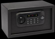 Bulldog BD1050 Digital Pistol Vault Standard KeypadKey Entry Black Powder Coat Steel Holds 1 Handgun