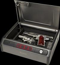 Hornady 97436 Rapid Safe RFID Access Code Key Entry Gray Steel Holds 2 Handguns