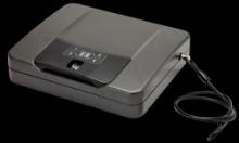 Hornady 98141 Rapid Safe 4800KP RFID Access Code Key Entry Black Steel Holds 1 Handgun 10.50 L x 12
