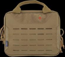 Tac Six 10816 Crew Tactical Pistol Case Coyote 600D Polyester 2 Handguns
