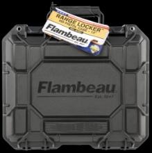 Flambeau 1312SN Range Locker HD Pistol Case Black Polymer Holds Full SizeMultiple Compact Handguns