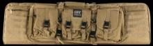 Bulldog BDT6043T BDT Tactical Double 43 Tan Nylon 3 Accessory Pockets Deluxe Padded Backstraps
