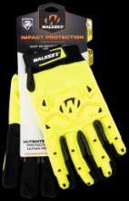 Walkers GWPSFHVFFIL2SM Impact Protection YellowBlack SyntheticSynthetic Leather Small