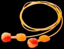 Howard Leight R02237 TrustFit Pod Earplugs Foam 28 dB Behind The Neck Orange Adult 3 Pair