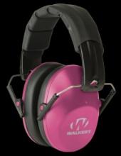 Walkers GWPFPM1PNK Pro Low Profile Passive Muff 22 dB Over the Head PinkBlack Polymer