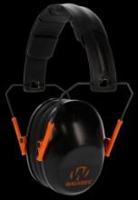 Walkers GWPFPM1BKO Pro Low Profile Passive Muff 22 dB Over the Head BlackOrange Accent Polymer