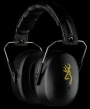 Browning 12699 HDR Plastic with Foam 37 dB Over the Head Black Adult