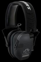 Walkers GWPRSEM Razor Slim Electronic Muff 23 dB Over the Head Black Polymer
