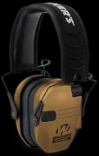 Walkers GWPRSEMBB Razor Slim Electronic Muff 23 dB Over the Head Battle BrownBlack Polymer
