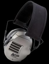 MP Accessories 110041 Alpha Electronic Muff Polymer 23 dB Over the Head GrayBlack Adult 1 Pair