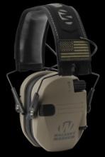 Walkers GWPRSEMPAT Razor Patriot Slim Muff 23 dB Over the Head Flat Dark EarthBlack Polymer
