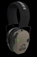 Walkers GWPRSEMRCFDE Razor Rechargeable Electronic Muff 21 dB Over the Head Flat Dark EarthBlack