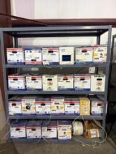 Lot of Honeywell Genesis Cable & Metal Shelve