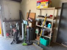 Metal Shelf, Power Washer & Misc. Items