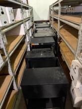 Lot of 11 Media Carts