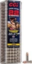 CCI 50100CC Varmint Stangers 22 LR 32 gr Copper Plated Hollow Point CPHP 100 Per Box